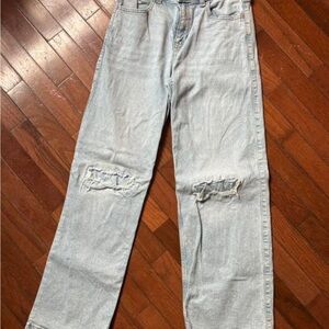 Abercrombie Kids Light Blue Distressed Jeans